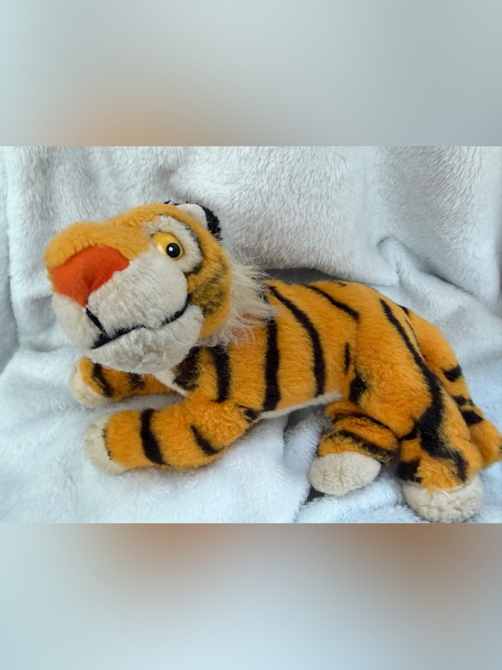 Vintage 1992 Disney Aladdin Rajah Tiger Plush Mattel Arco Toys 11”
